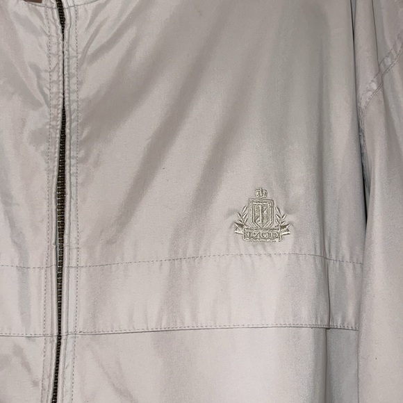 Izod Size XL Zipup Cream Jacket - Picture 6 of 14
